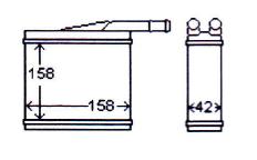 Heater Core Holden Jackaroo 1992 - 2002 4 Cyl / Rodeo 1989 - 2002 4 Cyl & Diesel OE # 8943286402