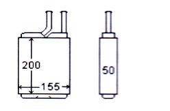 Heater Core Ford Mustang 1994 - 2002