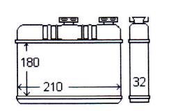 Heater Core Holden Zafira OE # 1618142 09117283
