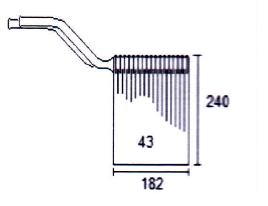 Heater Core Ford Mondeo 3/2006 - OE # 1453314