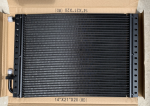 Universal 21” x 14” x 3/4” (Core size) Parallel Flow O-ring Condenser ***Slightly mis-shaped condenser due to Air freight handling / fully functional / BARGAIN***